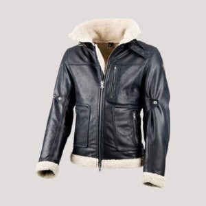 Winter Leather Motorcycle Jacket