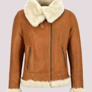 Womens Shearling Leather Jacket