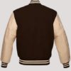 Youth Varsity Letterman Baseball Leather Sleeves Jacket - Image 2