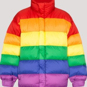 69 Rainbow Puffer Jacket