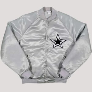 80’s Dallas Cowboys Silver Bomber Jacket