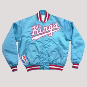 80’s Sacramento Kings Mint Satin Jacket