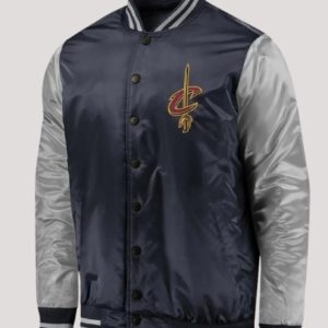 Cleveland Cavaliers Navy And Silver Jacket