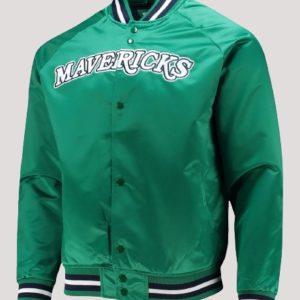 Dallas Mavericks Hardwood Classics Green Jacket