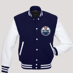 Edmonton Oilers Varsity Jacket