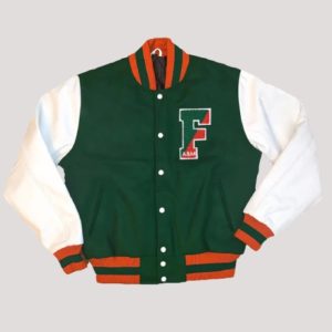 Florida am University Varsity Wool And Leather Jacket