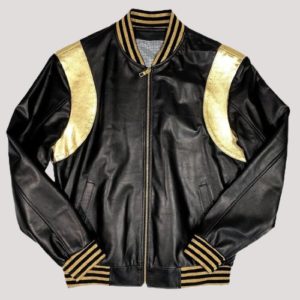 Leather Bomber Motorcycle Jacket