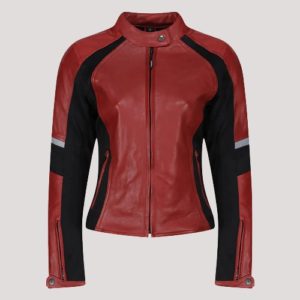 Motorcycle Leather Jacket For Women