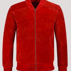 70s Red Suede Leather Jacket