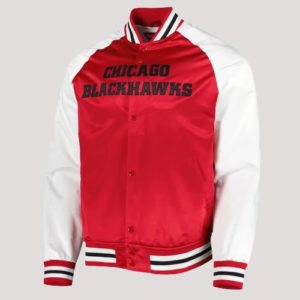 Chicago Blackhawks Prime Time Red White Jacket