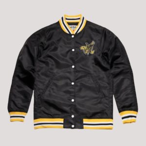 Iowa Hawkeyes Black Varsity Jacket