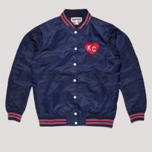 KC Heart Varsity Jacket