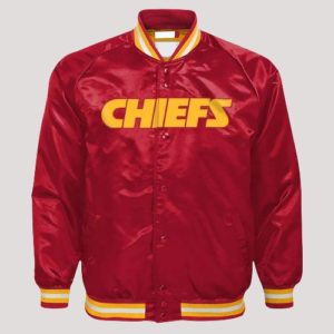 Kansas City Chiefs Red Satin Jacket