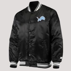 Locker Room Detroit Lions Black Jacket