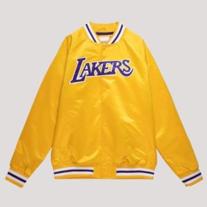 Los Angeles Lakers Yellow Varsity Jacket