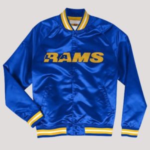 Los Angeles Rams Royal Blue Satin Jacket