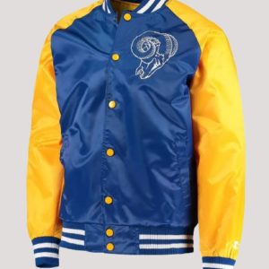 Los Angeles Rams Royal Royal And Gold Jacket