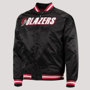 Portland Trail Blazers Black Wordmark Jacket