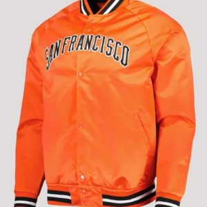 San Francisco Giants Orange Satin Jacket