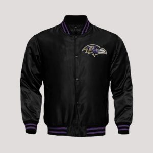 Baltimore Ravens Starter Locker Room Varsity Satin Jacket