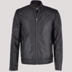 Cadmar Black Biker Leather Jacket