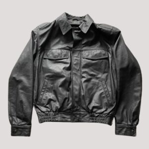 German Police Leather Jacket