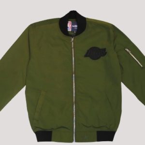 Lakers Jh Design Green Bomber Jacket