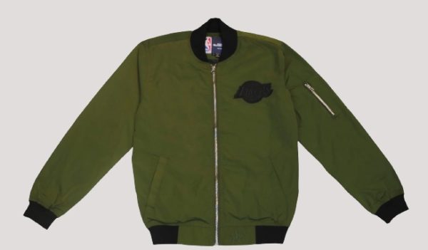 Lakers Jh Design Green Bomber Jacket