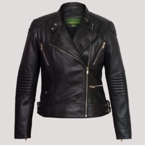 Leather Motorcycle Jacket For Women