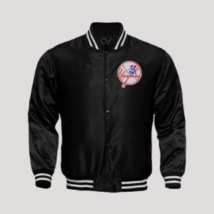 New York Yankees Starter Locker Room Black Varsity Jacket