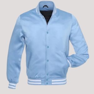 Sky Blue Varsity Jacket