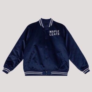 Toronto Maple Leafs Bomber Satin Jacket