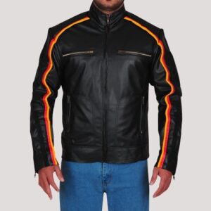 Trendy Black Leather Jacket