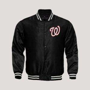 Washington Nationals Starter Locker Room Varsity Satin Jacket