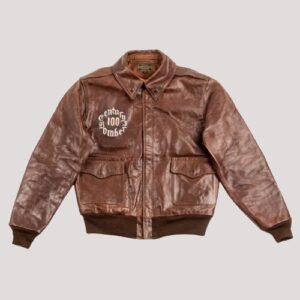 100th Bomb Chapel In The Flak A-2 Leather Jacket