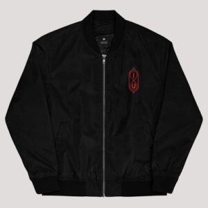 Anne Rice's The Vampire Coffin Premium Recycled Bomber Jacket