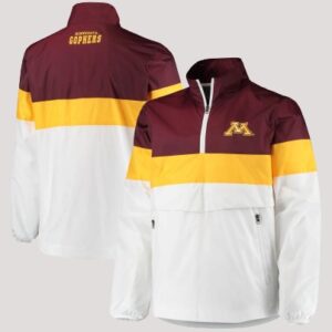 Carl Banks White Minnesota Golden Gophers Jacket