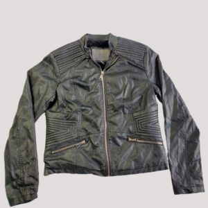 Ci Sono By Cavalini Black Leather Jacket