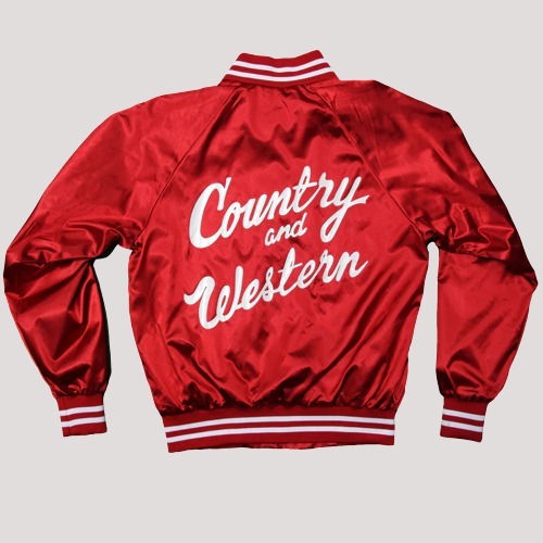 Unisex Country & Western Tour Bomber Satin Jacket - Image 5