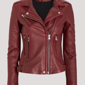 Iro Leather Jacket Red