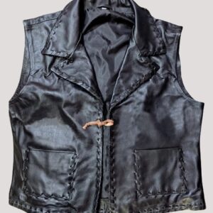 James Drury The Virginian Cowboy Leather Vest