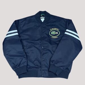 Lacoste Paris Navy Blue Varsity Jacket