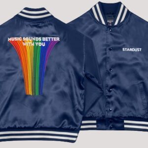 Music Sounds Better With You Satin Jacket