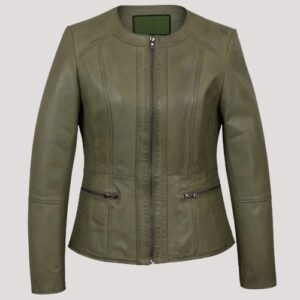 Sage Leather Jacket