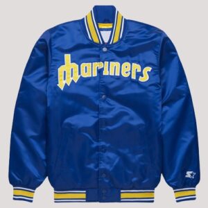 Seattle Mariners Classic Royal Satin Jacket