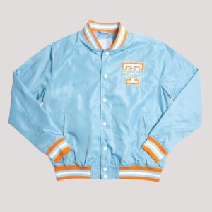 Tennessee Lady Vols Championship Light Blue Varsity Jacket