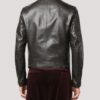 80 For Brady Tom Brady Premiere Black Leather Jacket - Image 3