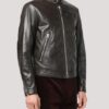 80 For Brady Tom Brady Premiere Black Leather Jacket - Image 2