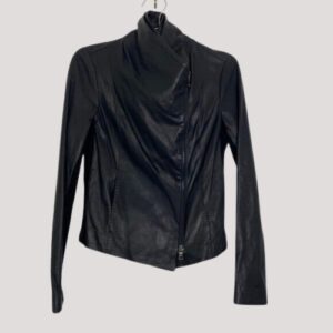 Vince Leather Scuba Jacket