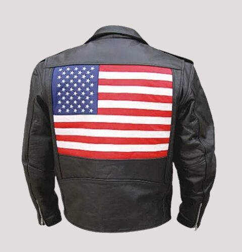 WWE Cody Rhodes USA Flag Black Jacket - Color Jackets